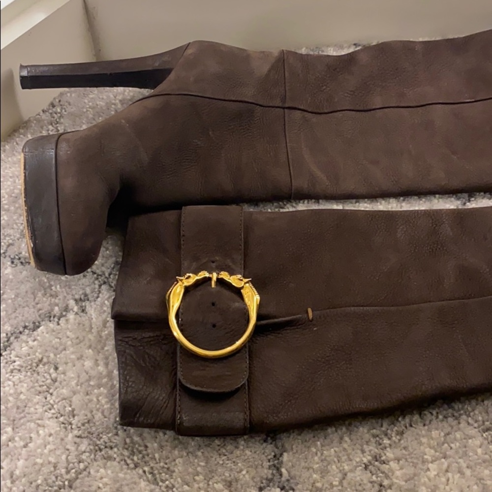 Gucci Brown Suede boots